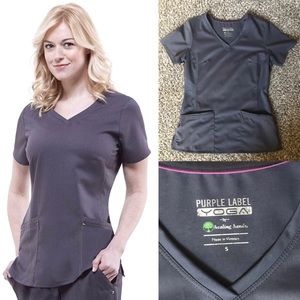 ❌SOLD❌ Purple Label Healing Hands Yoga Scrub